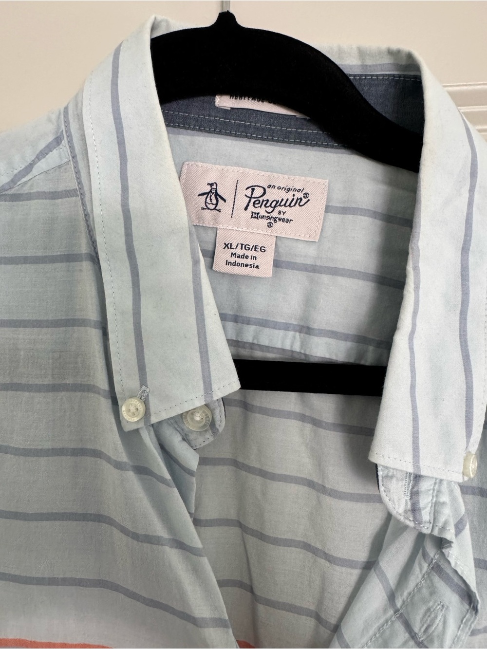 Original Penguin Short Sleeve Button-Down Shirt - XL